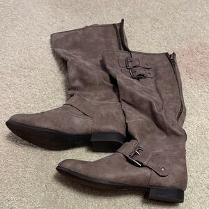 Charles Albert Taupe Combat Boots